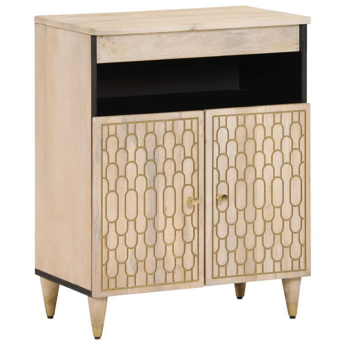 Credenza 60x33x75 cm in Legno Massello di Mangocod mxl 91880