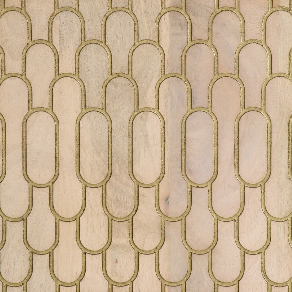 Credenza 60x33x75 cm in Legno Massello di Mango 358273