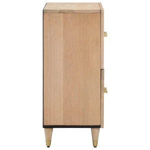 Credenza 60x33x75 cm in Legno Massello di Mango 358274