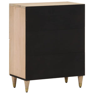 Credenza 60x33x75 cm in Legno Massello di Mango 358274