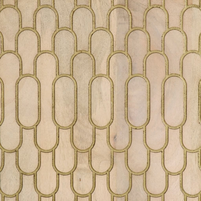 Credenza 60x33x75 cm in Legno Massello di Mango 358274