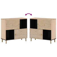 Credenza 80x33x75 cm in Legno Massello di Mango 358275