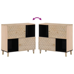Credenza 80x33x75 cm in Legno Massello di Mango 358275