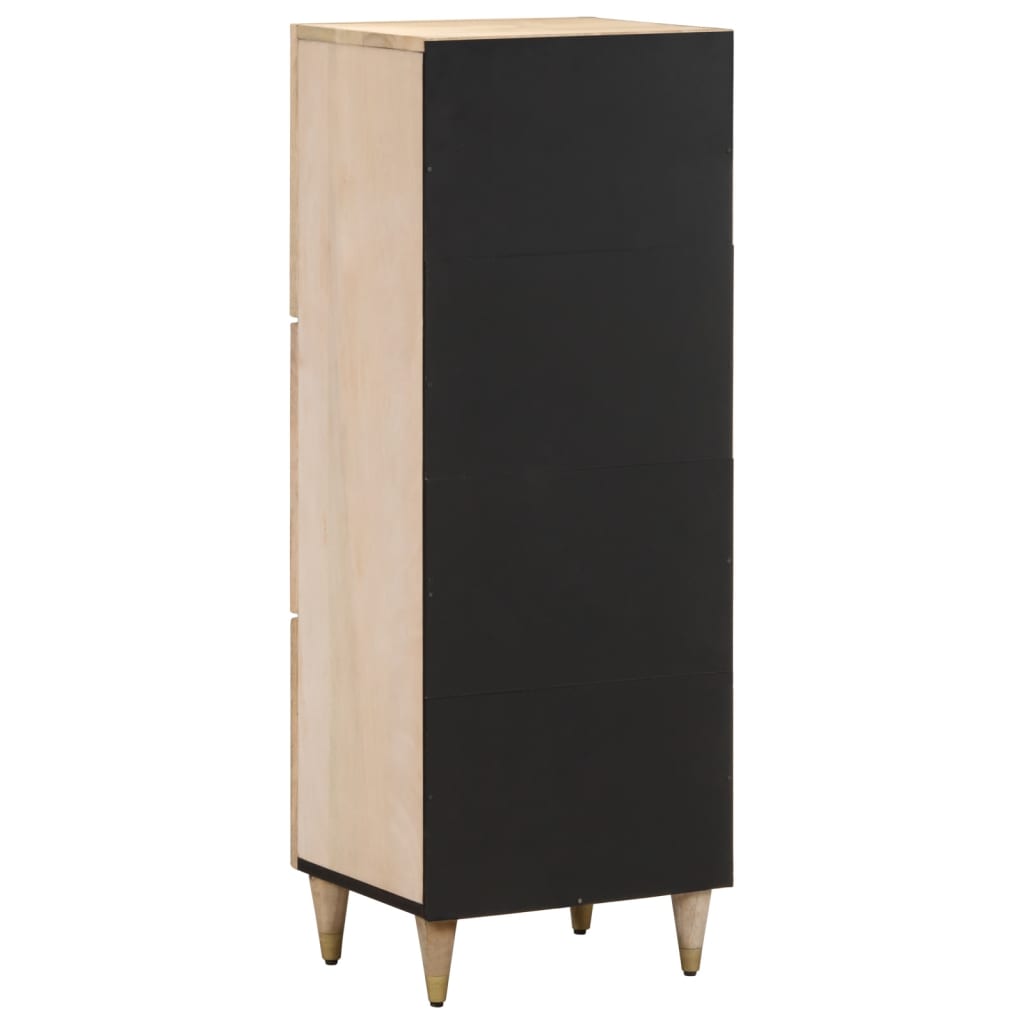 Credenza 40x33x110 cm in Legno Massello di Mango 358277