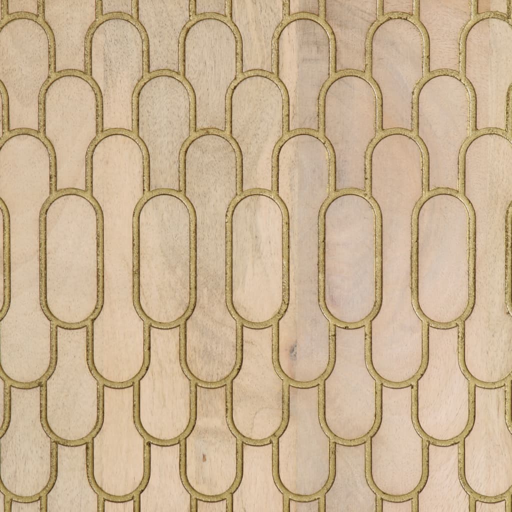 vidaXL Credenza 40x33x110 cm in Legno Massello di Mango