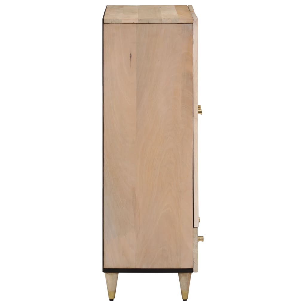 Credenza 60x33x110 cm in Legno Massello di Mango 358278