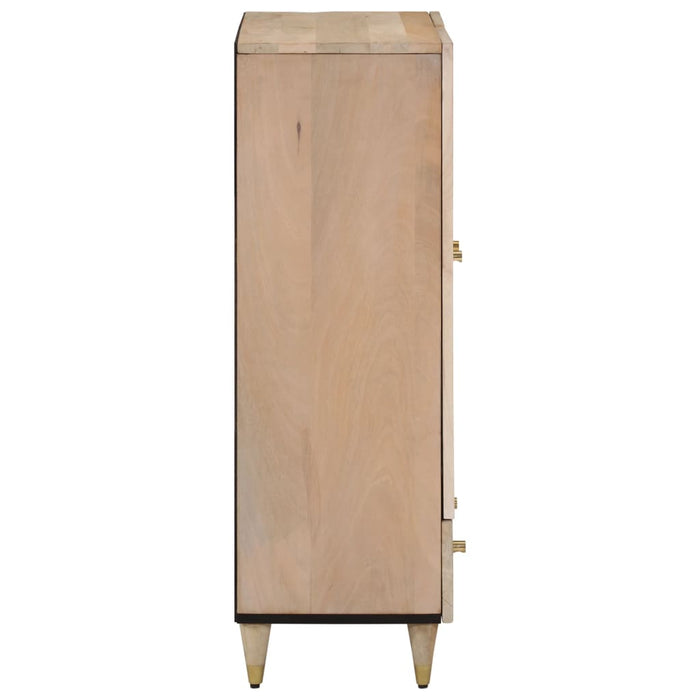 Credenza 60x33x110 cm in Legno Massello di Mango 358278