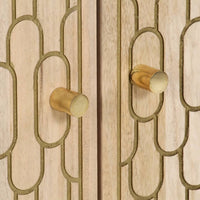 Credenza 60x33x110 cm in Legno Massello di Mango 358278