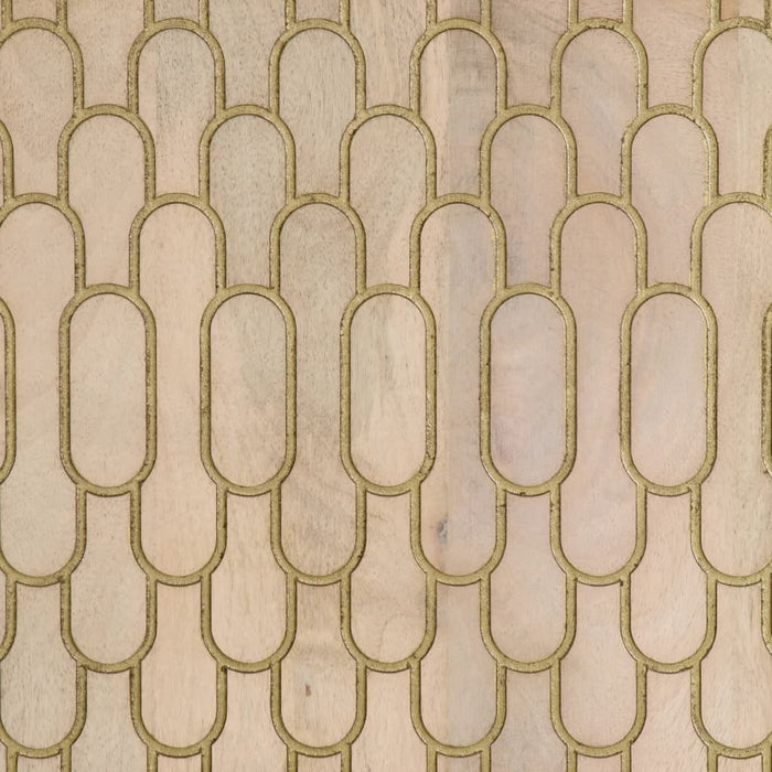 Credenza-Buffet-Armadio da cucina 60x33x110 cm in Legno Massello di Mango 546019