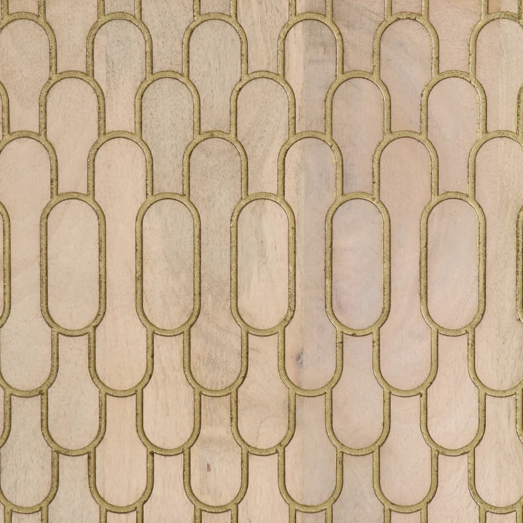 Credenza 60x33x110 cm in Legno Massello di Mango 358278