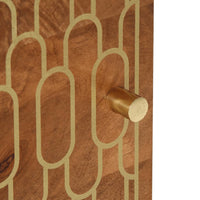 vidaXL Comodini 2pz 40x33x46 cm in Legno Massello di Mango