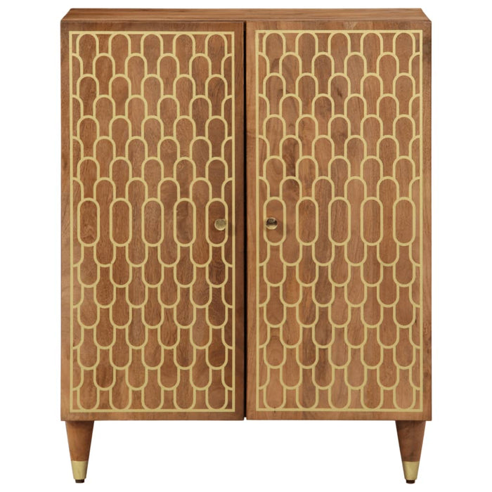 Credenza 60x33x75 cm in Legno Massello di Mango 358286