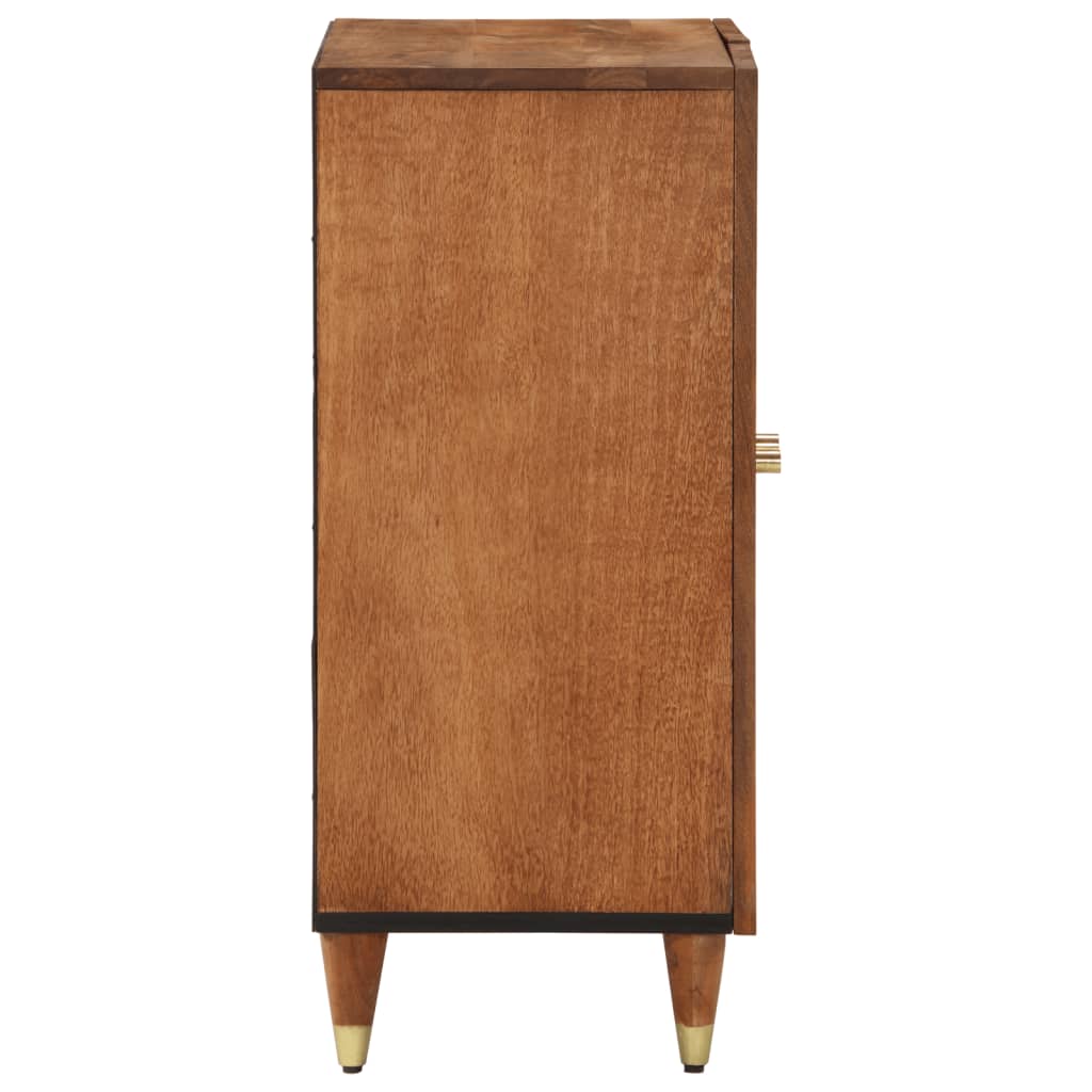Credenza 60x33x75 cm in Legno Massello di Mango 358286