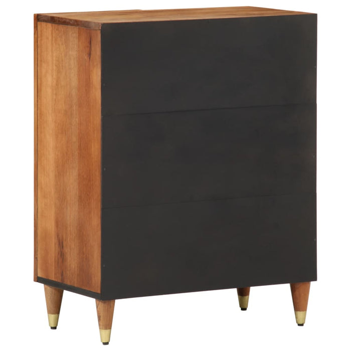 Credenza 60x33x75 cm in Legno Massello di Mango 358286