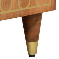 Credenza 60x33x75 cm in Legno Massello di Mango 358286