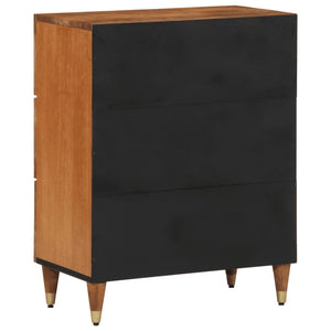 Credenza 60x33x75 cm in Legno Massello di Mango 358287