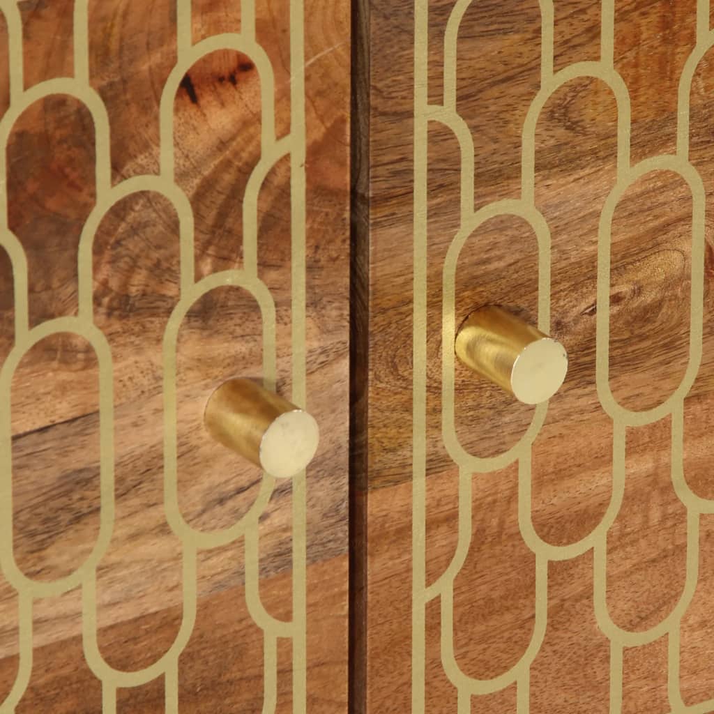 Tavolino da Salotto-Tavolino da soggiorno-Tavolo 80x50x40 cm Legno Massello di Mango 422544