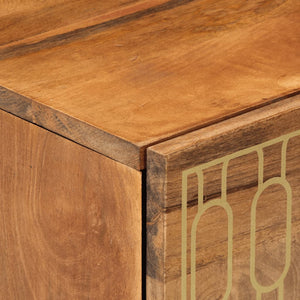 Comodino 50x33x60 cm in Legno Massello di Mango 358295