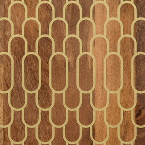 vidaXL Comodino 50x33x60 cm in Legno Massello di Mango