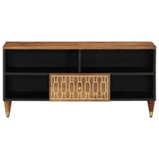 Mobile Porta TV-Mobile per TV-Credenza TV 100x33x46 cm in Legno Massello di Mango 238052