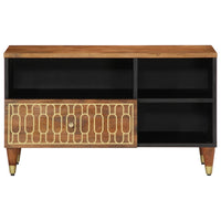 Mobile Porta TV 80x33x46 cm in Legno Massello di Mango 358301