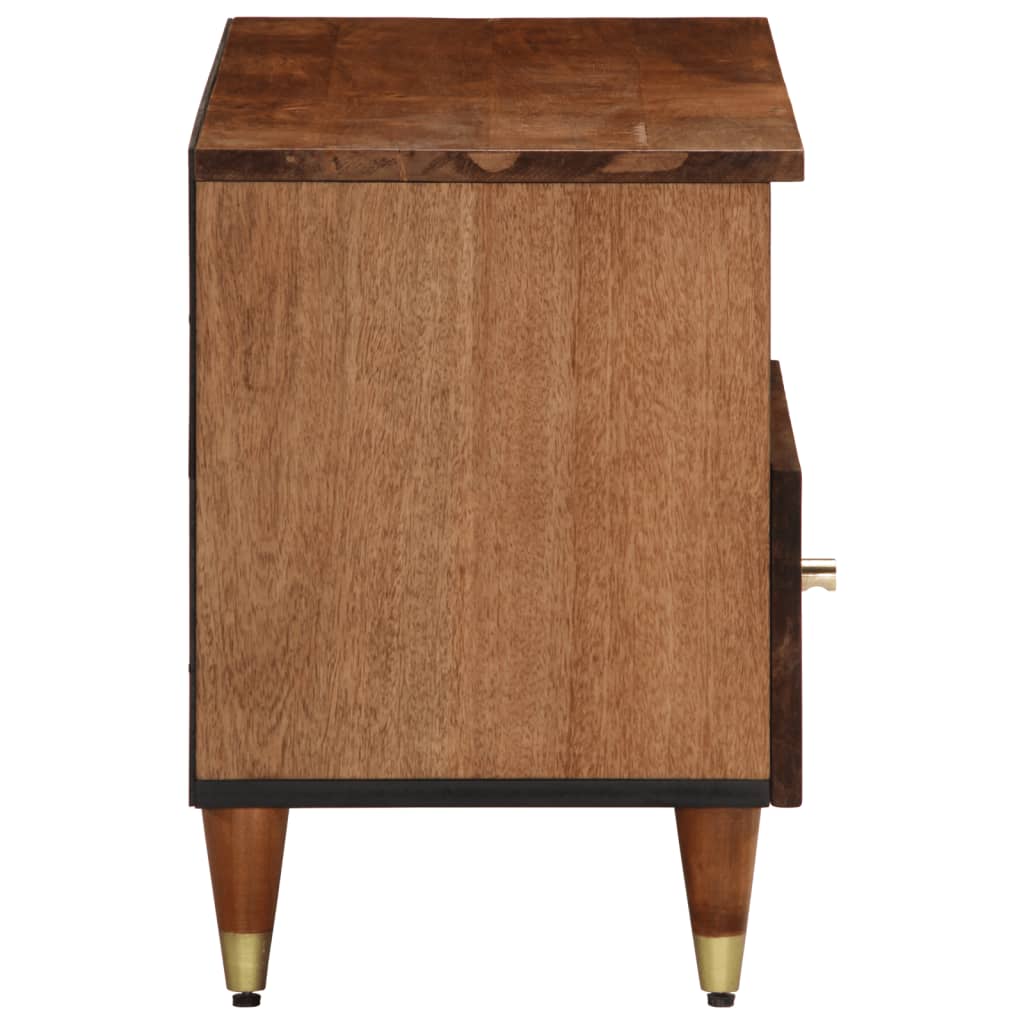 Mobile Porta TV 80x33x46 cm in Legno Massello di Mango 358301