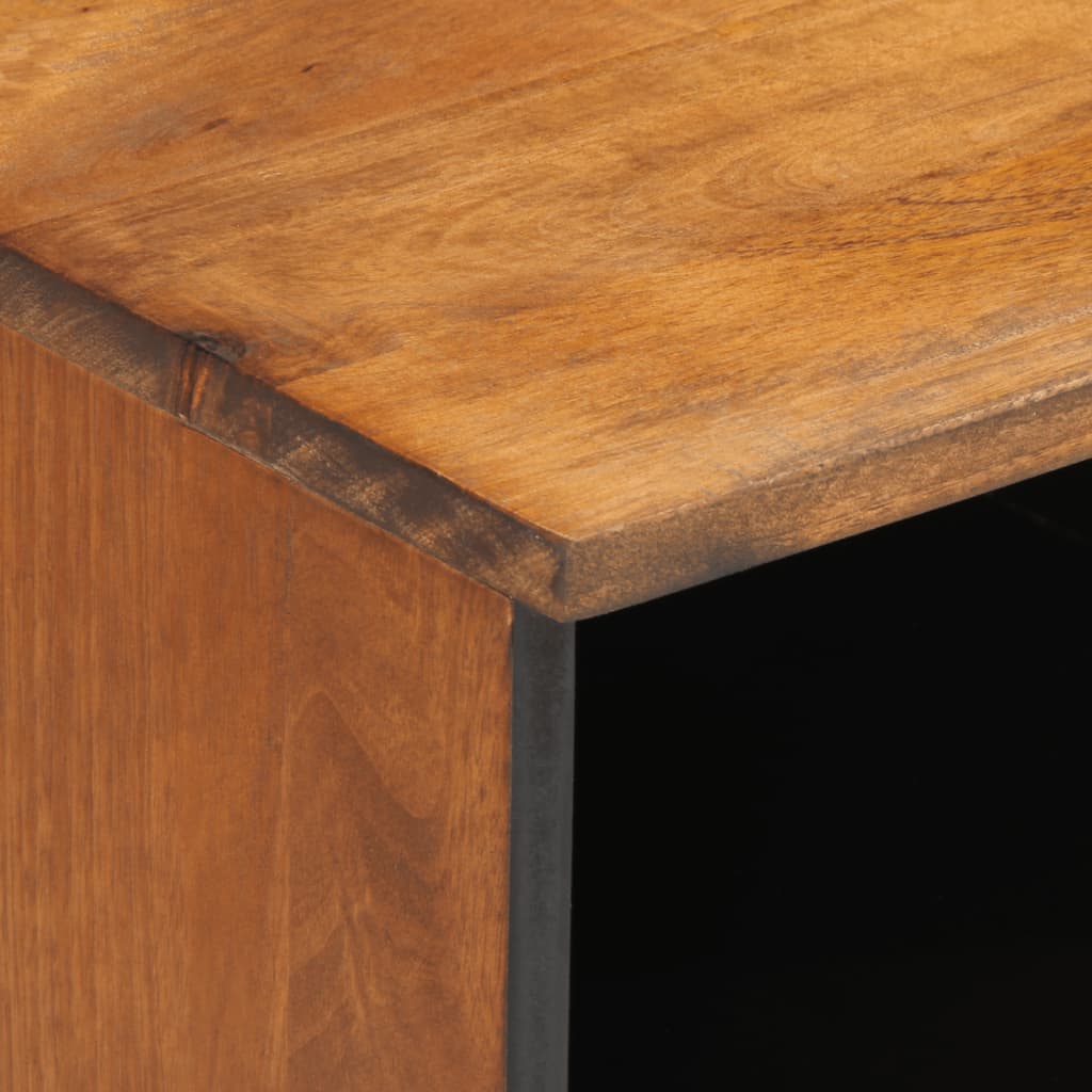 Mobile Porta TV-Mobile per TV-Credenza TV 100x33x46 cm in Legno Massello di Mango 574879