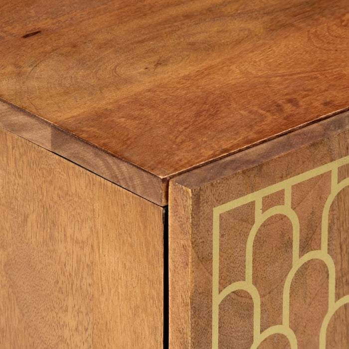 vidaXL Mobile da Bagno a Parete 38x33x48 cm in Legno Massello di Mango