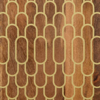 Mobile da Bagno a Parete 38x33x48 cm in Legno Massello di Mango 358304