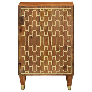 vidaXL Mobile da Bagno 38x33x58 cm in Legno Massello di Mango