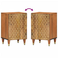 vidaXL Mobile da Bagno 38x33x58 cm in Legno Massello di Mango