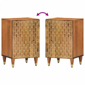 Mobile da Bagno 38x33x58 cm in Legno Massello di Mango 358305