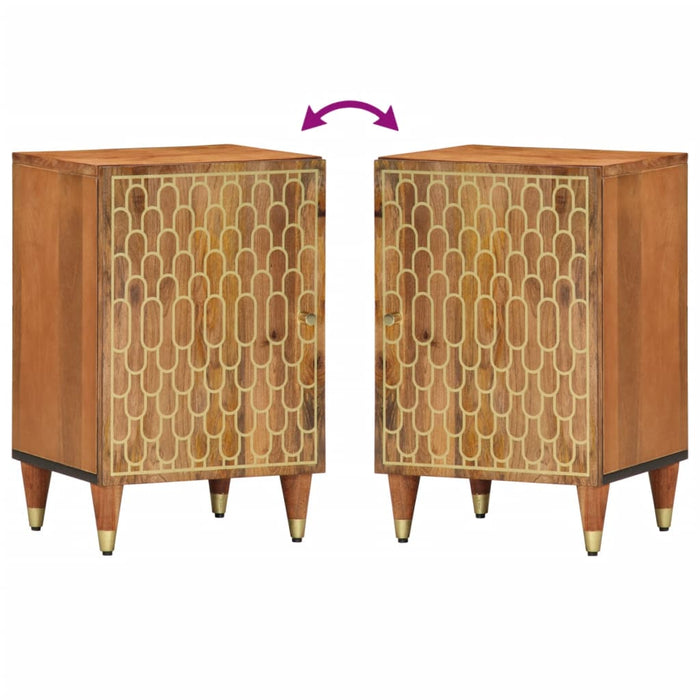 Mobile da Bagno 38x33x58 cm in Legno Massello di Mango 358305