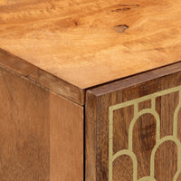 vidaXL Mobile da Bagno 38x33x58 cm in Legno Massello di Mango