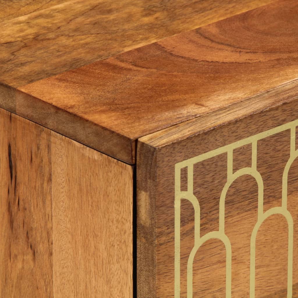 vidaXL Credenza 40x33x75 cm in Legno Massello di Mango