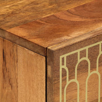 vidaXL Credenza 40x33x75 cm in Legno Massello di Mango