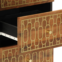 vidaXL Credenza 40x33x75 cm in Legno Massello di Mango