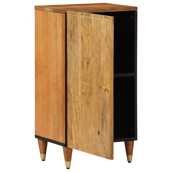 Credenza-Buffet-Armadio da cucina 40x33x75 cm in Legno Massello di Mango 321205