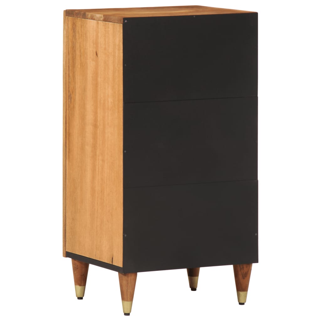 Credenza 40x33x75 cm in Legno Massello di Mango 358308