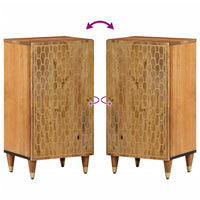 Credenza-Buffet-Armadio da cucina 40x33x75 cm in Legno Massello di Mango 321205