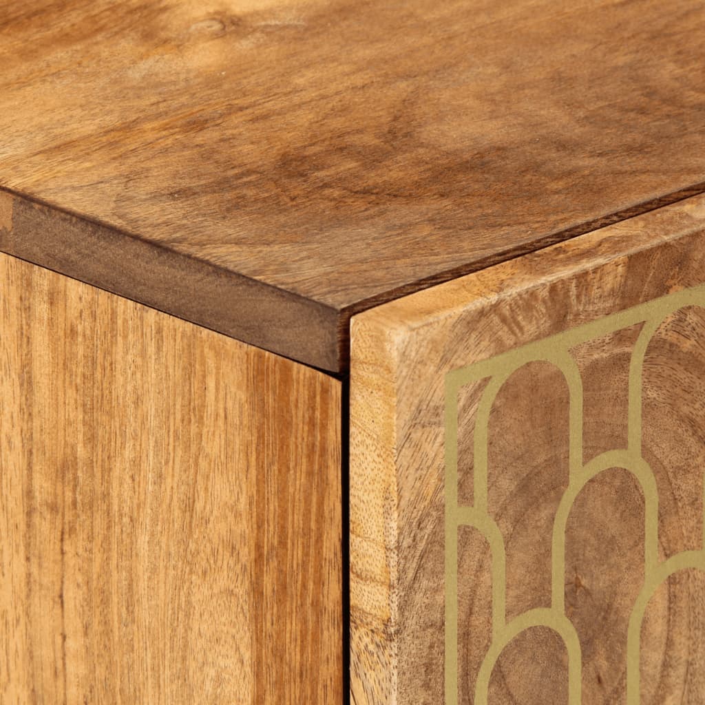 Credenza-Buffet-Armadio da cucina 40x33x75 cm in Legno Massello di Mango 321205