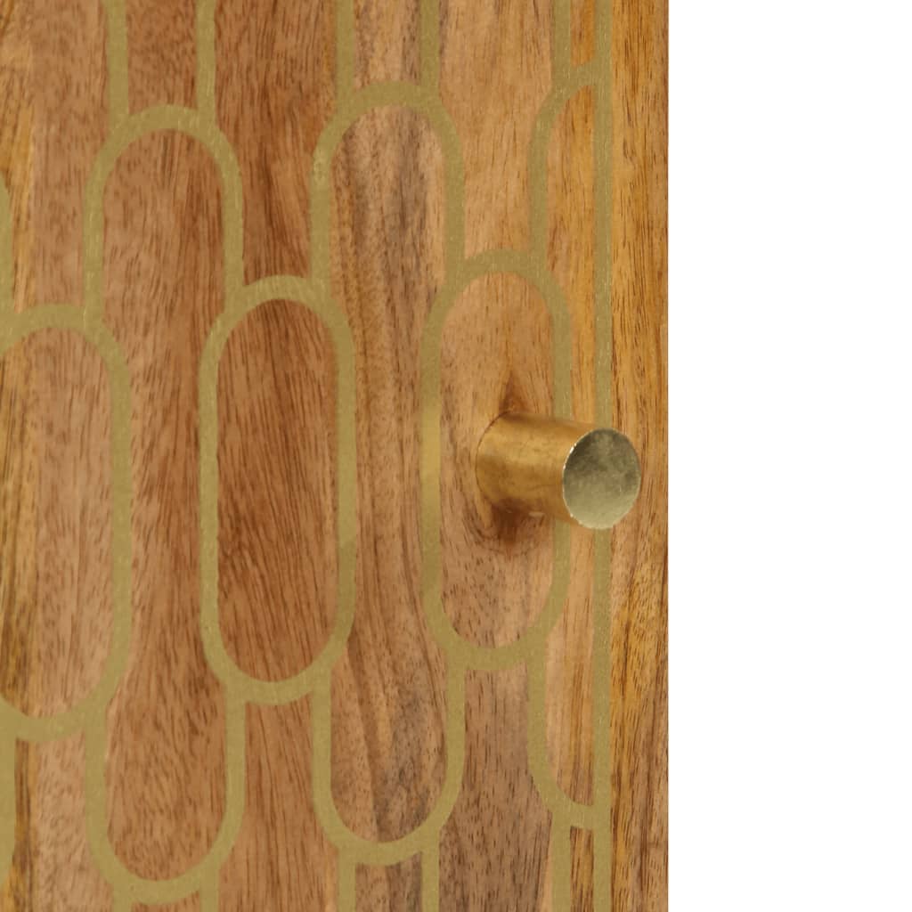 Credenza-Buffet-Armadio da cucina 40x33x75 cm in Legno Massello di Mango 321205