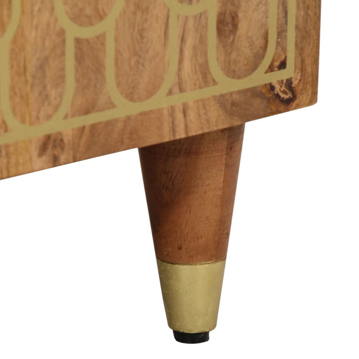 Credenza 40x33x75 cm in Legno Massello di Mango 358308