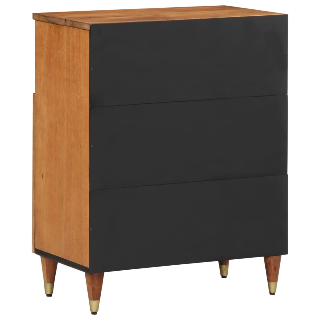 Credenza 60x33x75 cm in Legno Massello di Mango 358309