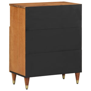 Credenza 60x33x75 cm in Legno Massello di Mango 358309