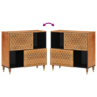 vidaXL Credenza 80x33x75 cm in Legno Massello di Mango