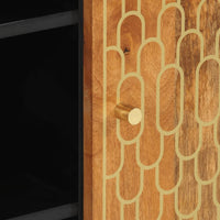 Credenza 90x33x75 cm in Legno Massello di Mango 358312