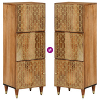 vidaXL Credenza 40x33x110 cm in Legno Massello di Mango