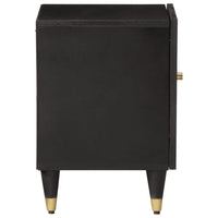 Comodino 40x33x46 cm in Legno Massello di Mango 358316