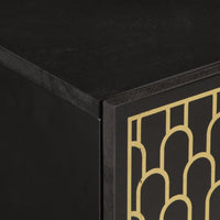 Comodino 40x33x46 cm in Legno Massello di Mango 358316